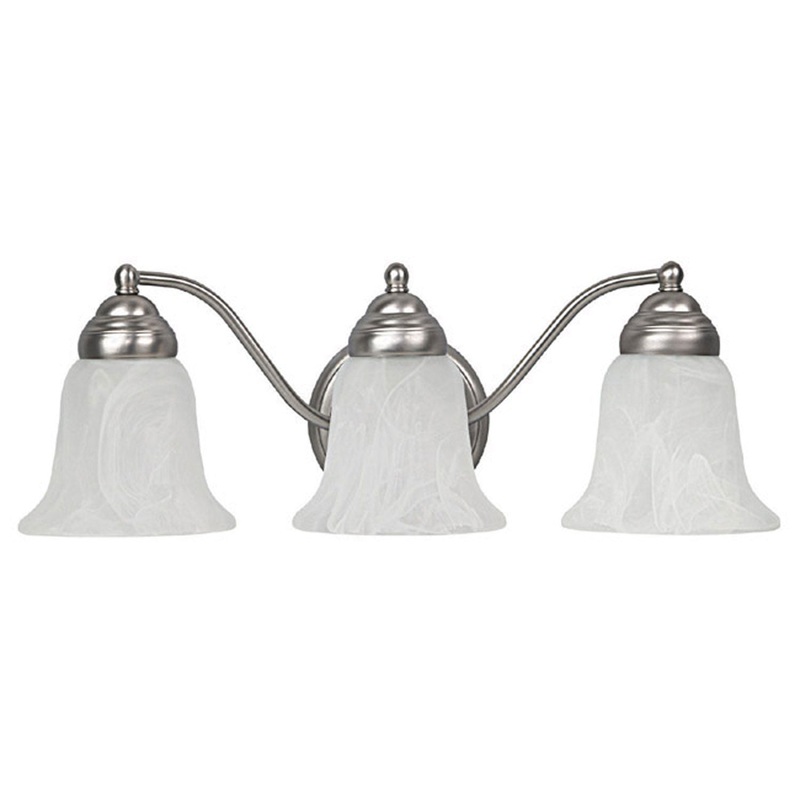 Capital Lighting 1363MN-117 Brady Three Light Vanity, Matte Nickel