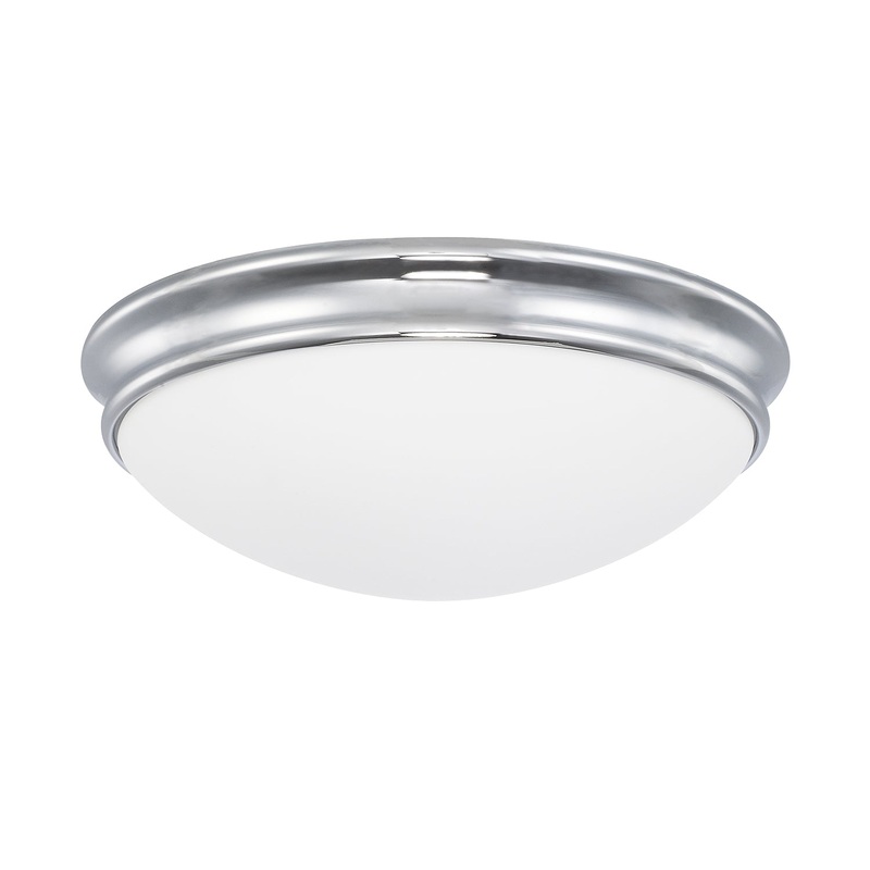 Capital Lighting 2032CH Hansen Two Light Flush Mount, Chrome