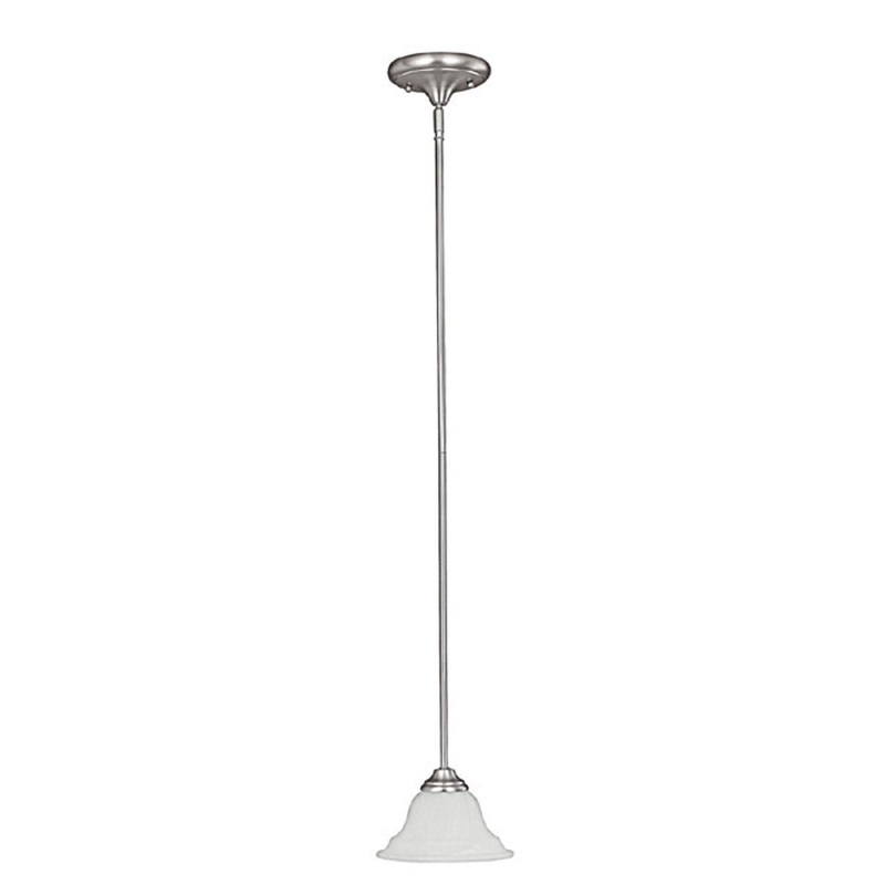 Capital Lighting 3070MN-222 Chandler One Light Pendant, Matte Nickel (Discontinued)