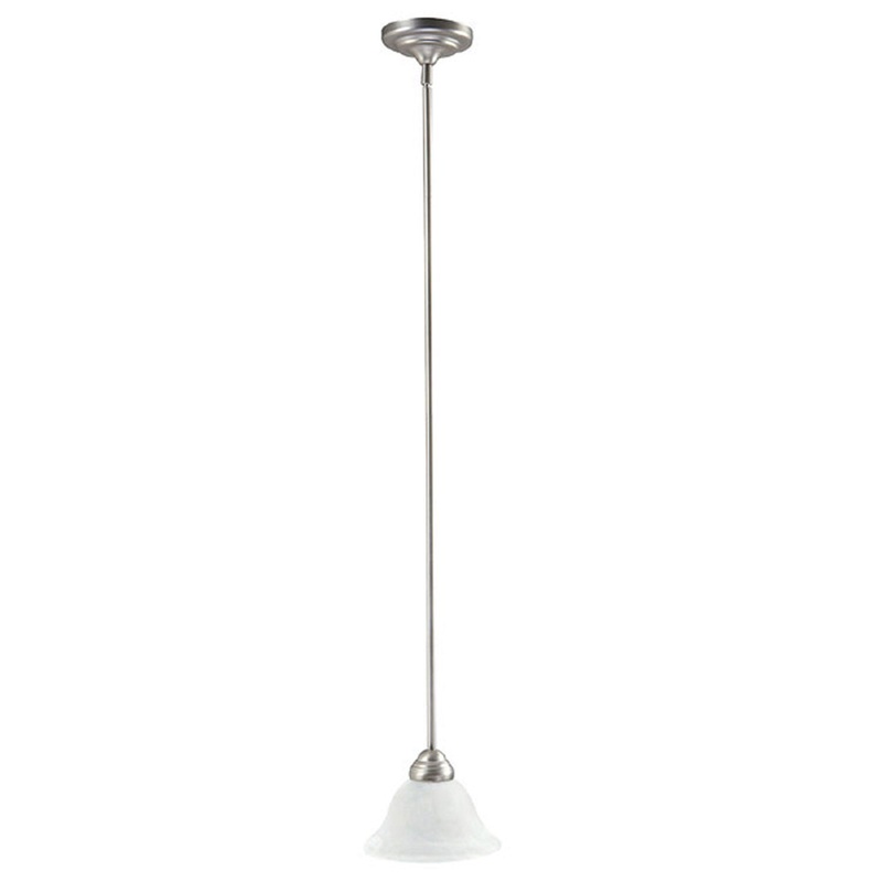 Capital Lighting 3150MN-220 Samuel One Light Pendant, Matte Nickel (Discontinued)