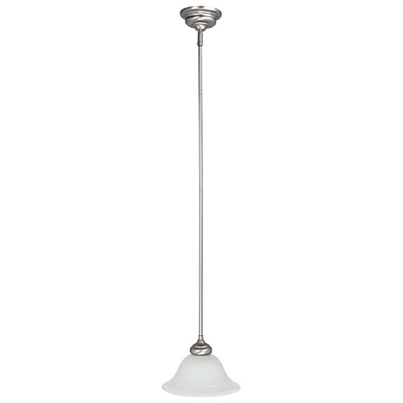 Capital Lighting 3150MN-224 Samuel One Light Pendant, Matte Nickel