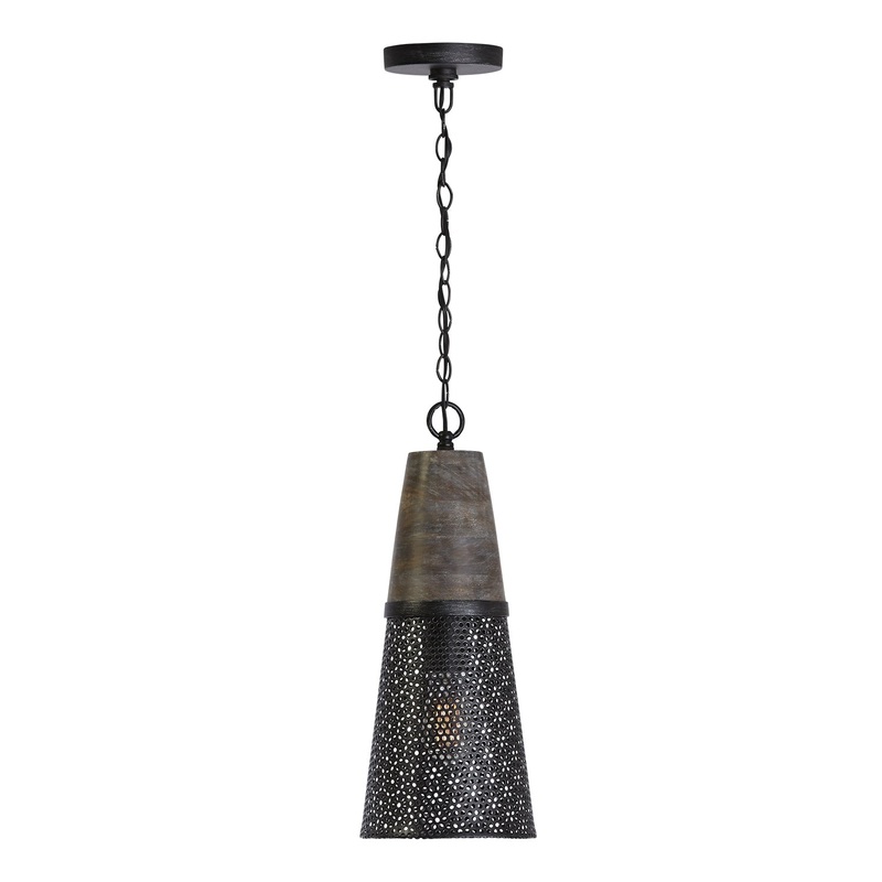 Capital Lighting 333911BH-692 Coker One Light Pendant, Barn House