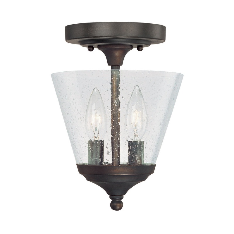 Capital Lighting 4032BB-236 Stanton Two Light Foyer Pendant, Burnished Bronze (Discontinued)