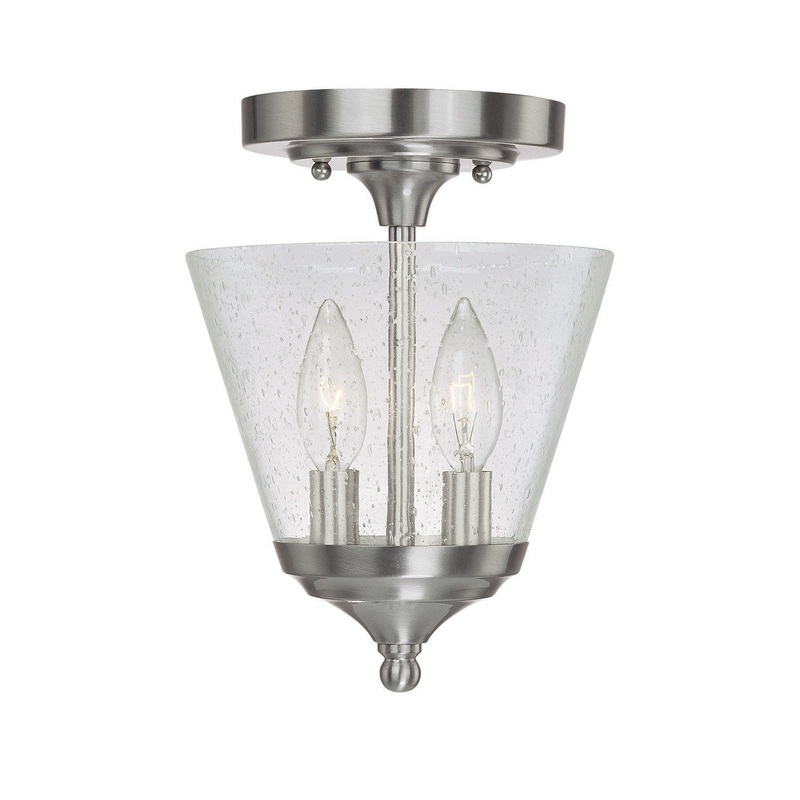 Capital Lighting 4032BN-236 Stanton Two Light Foyer Pendant, Brushed Nickel (Discontinued)