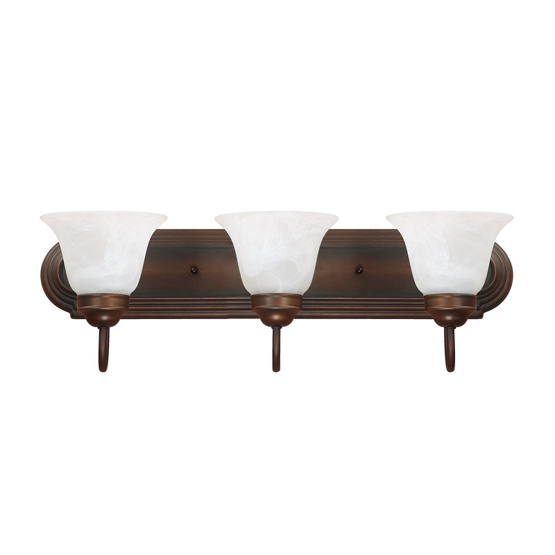 Capital Lighting 1033BB-118 Arthur Three Light Vanity, Burnished Bronze