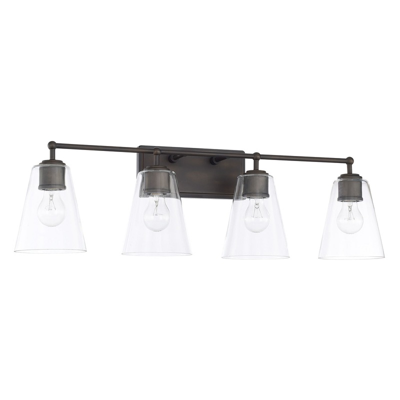 Capital Lighting 121741OB-431 Murphy Four Light Vanity, Old Bronze