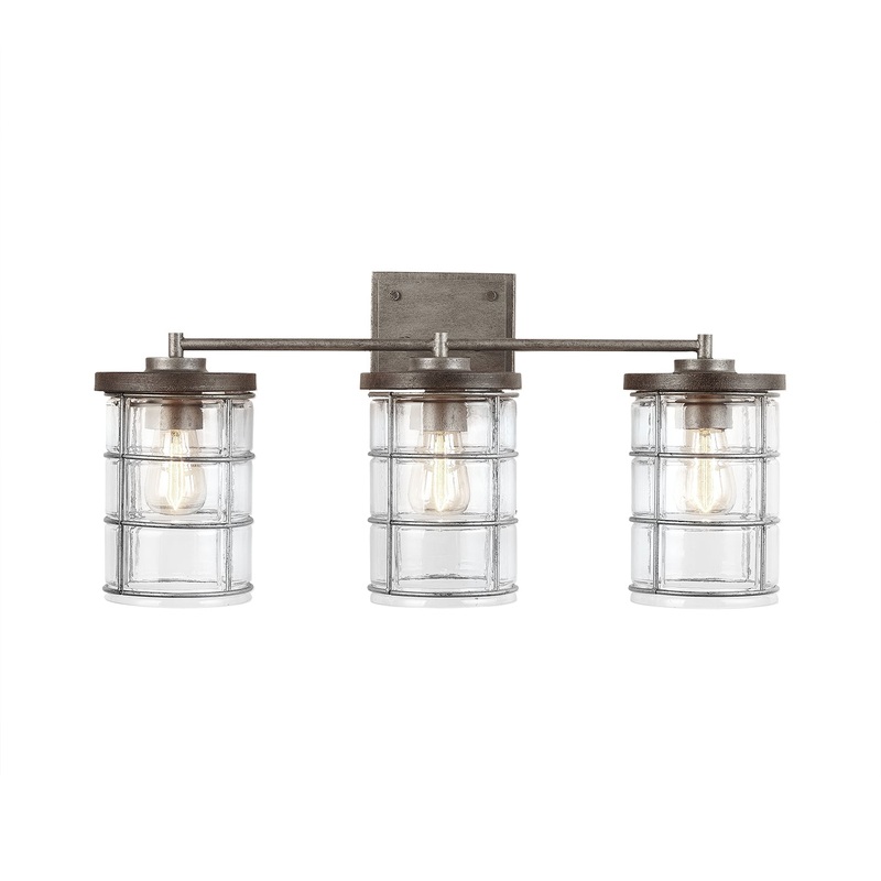 Capital Lighting 129431UG-439 Colby Three Light Vanity, Urban Grey