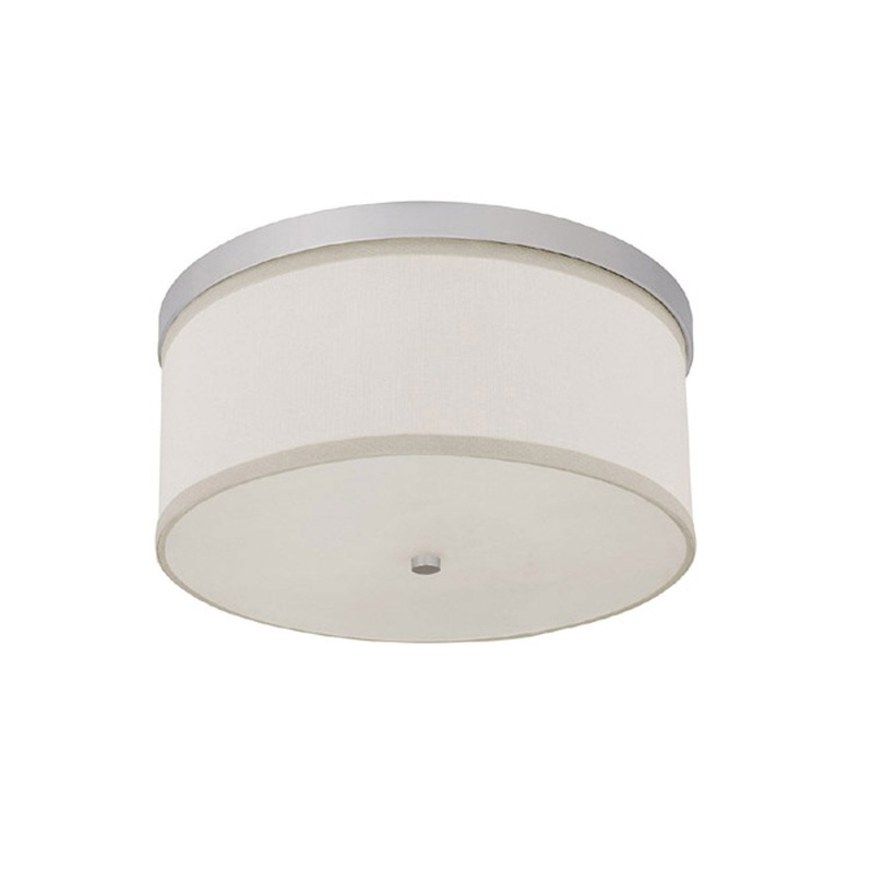 Capital Lighting 2015MN-480 Midtown Three Light Flush Mount, Matte Nickel