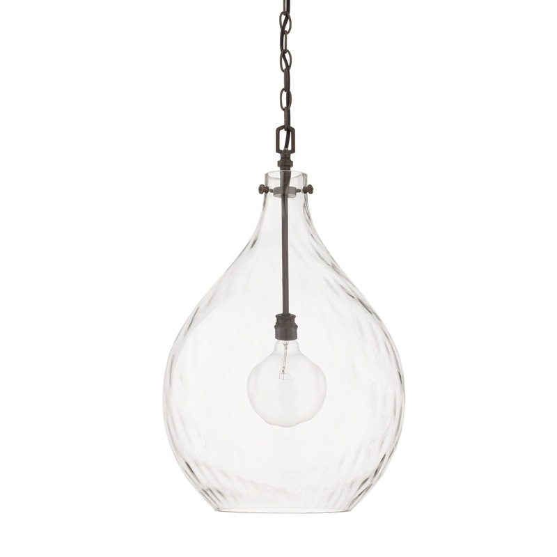 Capital Lighting 325011FH Bristol One Light Pendant, Farm House