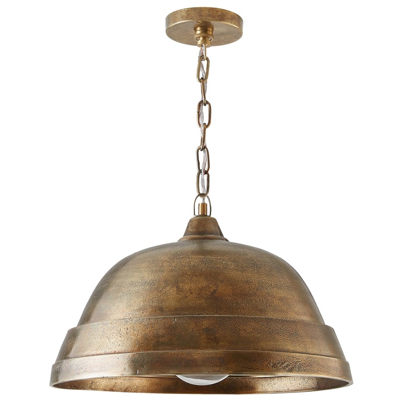Capital Lighting 330311XB Sedona One Light Pendant, Oxidized Brass