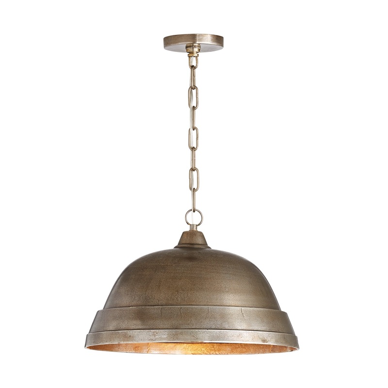 Capital Lighting 330311XN Sedona One Light Pendant, Oxidized Nickel