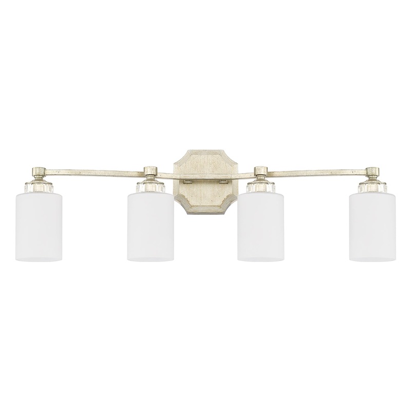 Capital Lighting 115041WG-375 Olivia Four Light Vanity, Winter Gold (Discontinued)