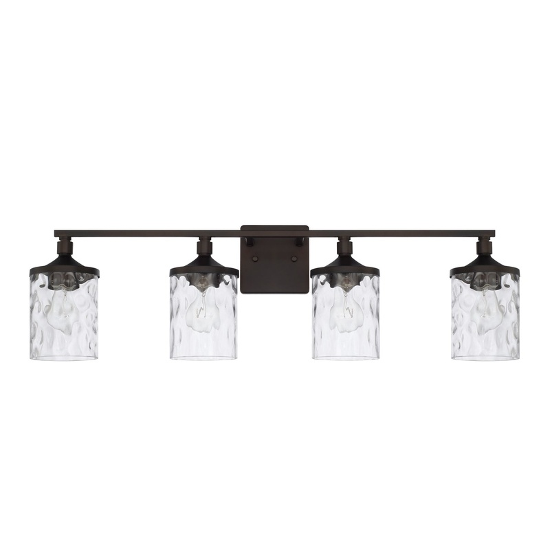 Capital Lighting 128841BZ-451 Colton Four Light Vanity, Bronze