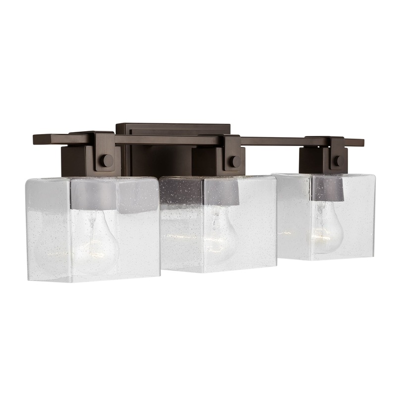 Capital Lighting 139134OR-498 Graham Three Light Vanity, Oil Rubbed Bronze