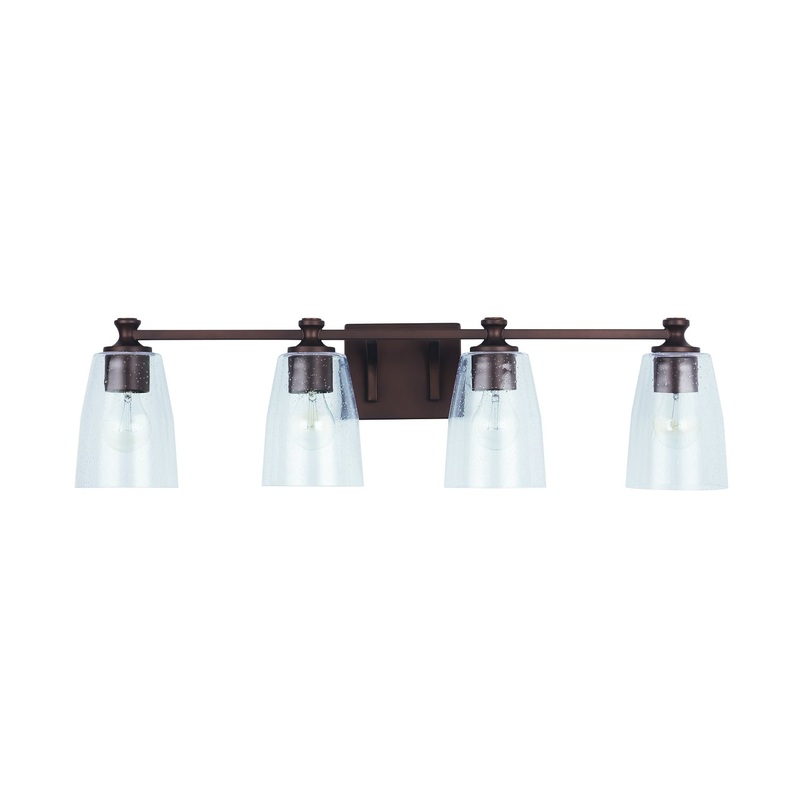 Capital Lighting 140941BZ-506 Myles Four Light Vanity, Bronze (Discontinued)
