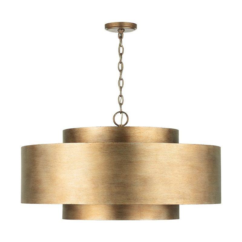 Capital Lighting 339091ML Jude Nine Light Pendant, Mystic Lustre
