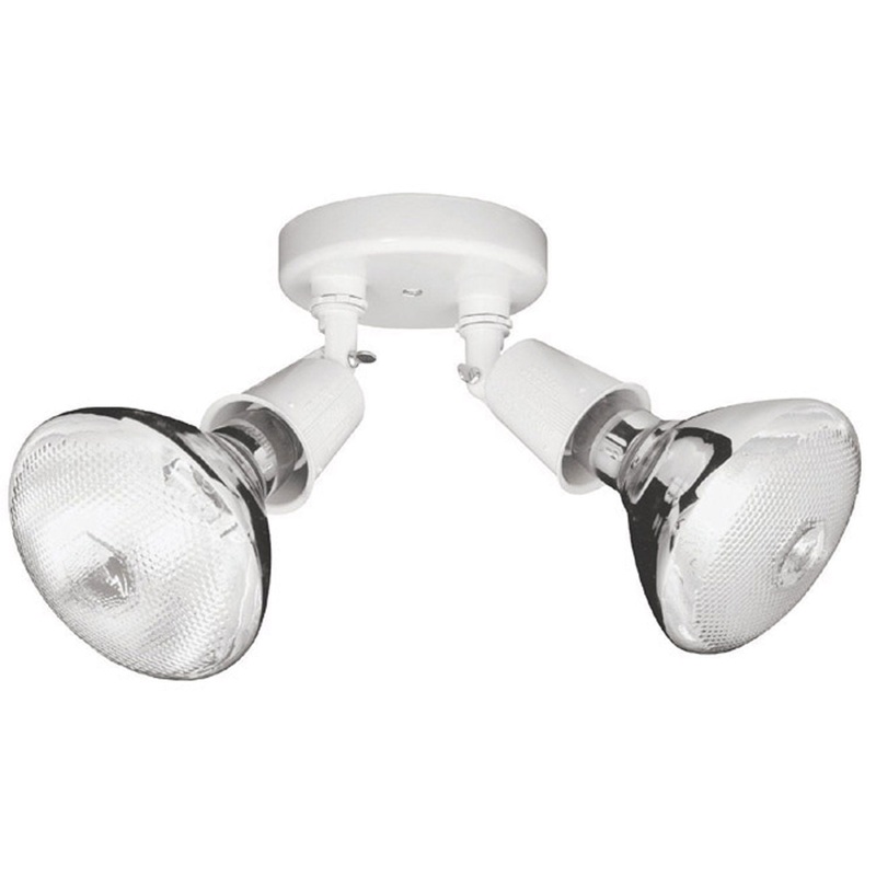 Capital Lighting 9502WH Two Light Outdoor FloodLight, White