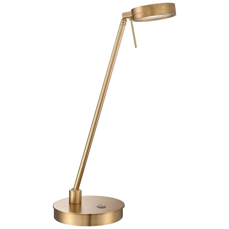 George Kovacs P4306-248 George's Reading Room LED Table Lamp, Honey Gold