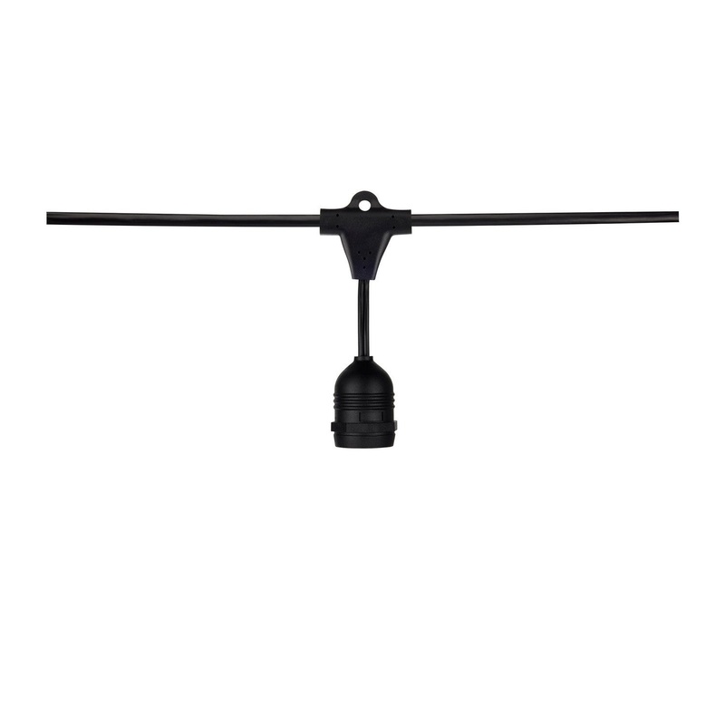 Satco S8039 LED String Light, Black