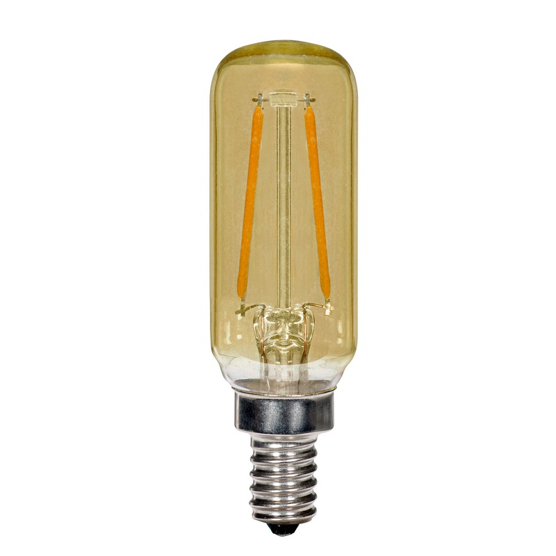 Satco S9873 Light Bulb, Transparent Amber