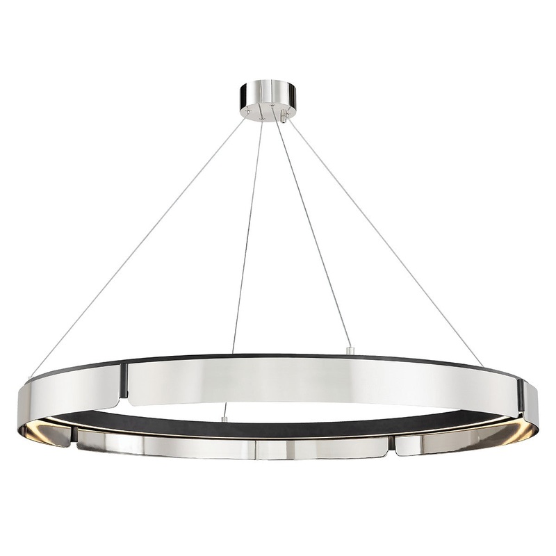 Hudson Valley 2949-BN/BK Tribeca LED Chandelier, Burnished Nickel/Black Combo (Discontinued)