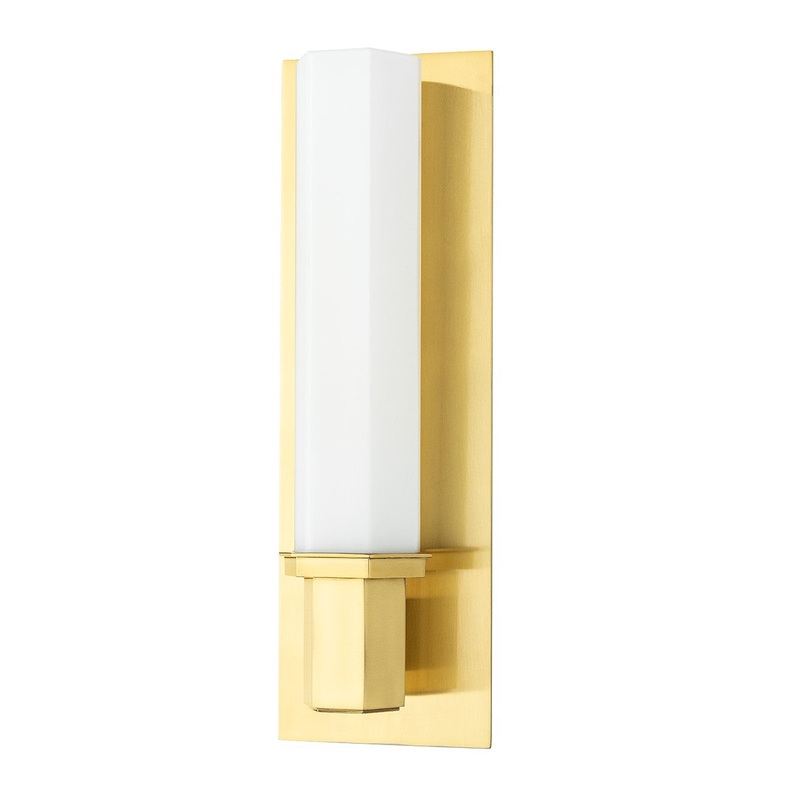 Hudson Valley 320-AGB Walton One Light Bath Bracket, Aged Brass