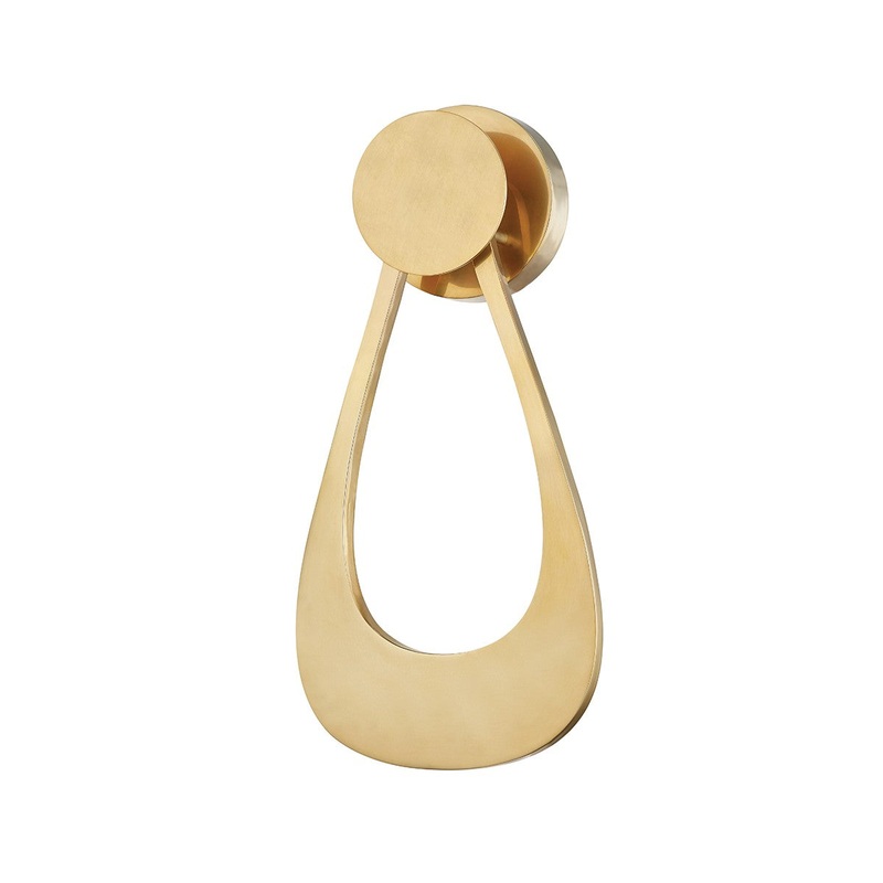 Hudson Valley 5400-AGB Rooney LED Wall Sconce, Aged Brass (Discontinued)