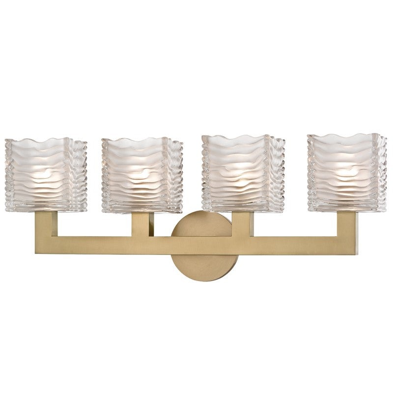 Hudson Valley 5444-AGB Sagamore LED Bath Bracket, Aged Brass (Discontinued)