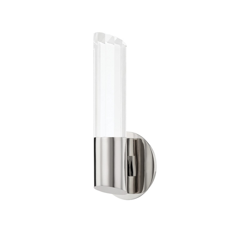 Hudson Valley 6051-PN Rowe LED Wall Sconce, Polished Nickel (Discontinued)