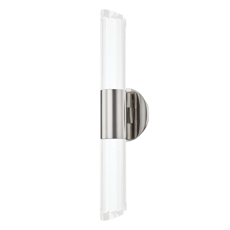 Hudson Valley 6052-PN Rowe LED Wall Sconce, Polished Nickel