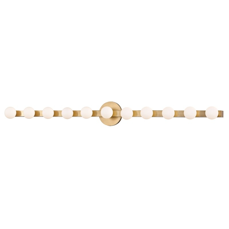 Hudson Valley 7011-AGB Taft LED Wall Sconce, Aged Brass (Discontinued)