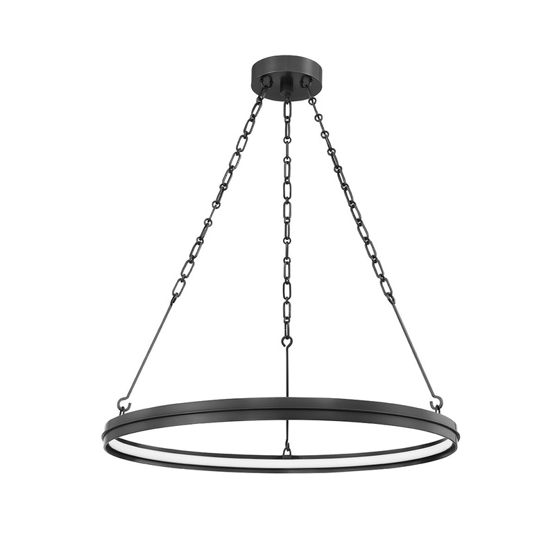 Hudson Valley 7128-OB Rosendale LED Chandelier, Old Bronze