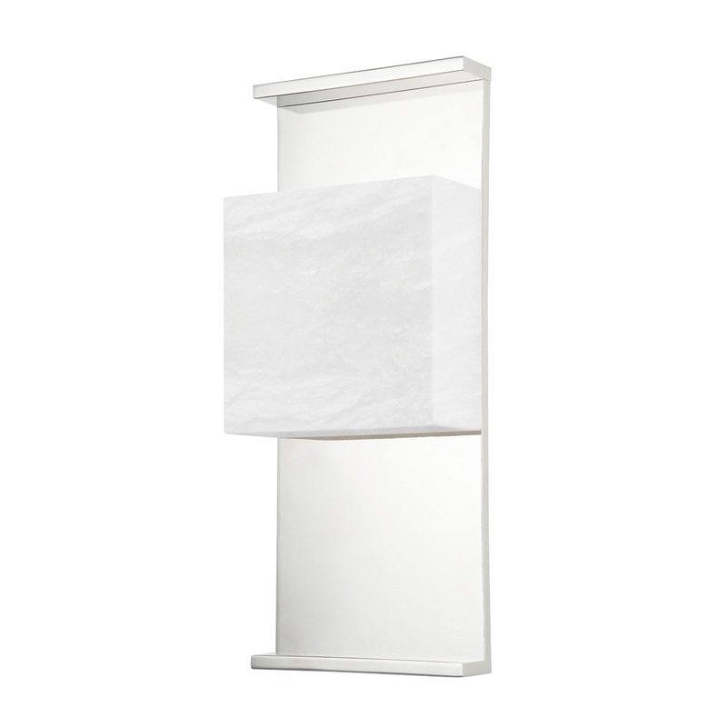 Hudson Valley 7302-PN Stern Two Light Wall Sconce, Polished Nickel (Discontinued)