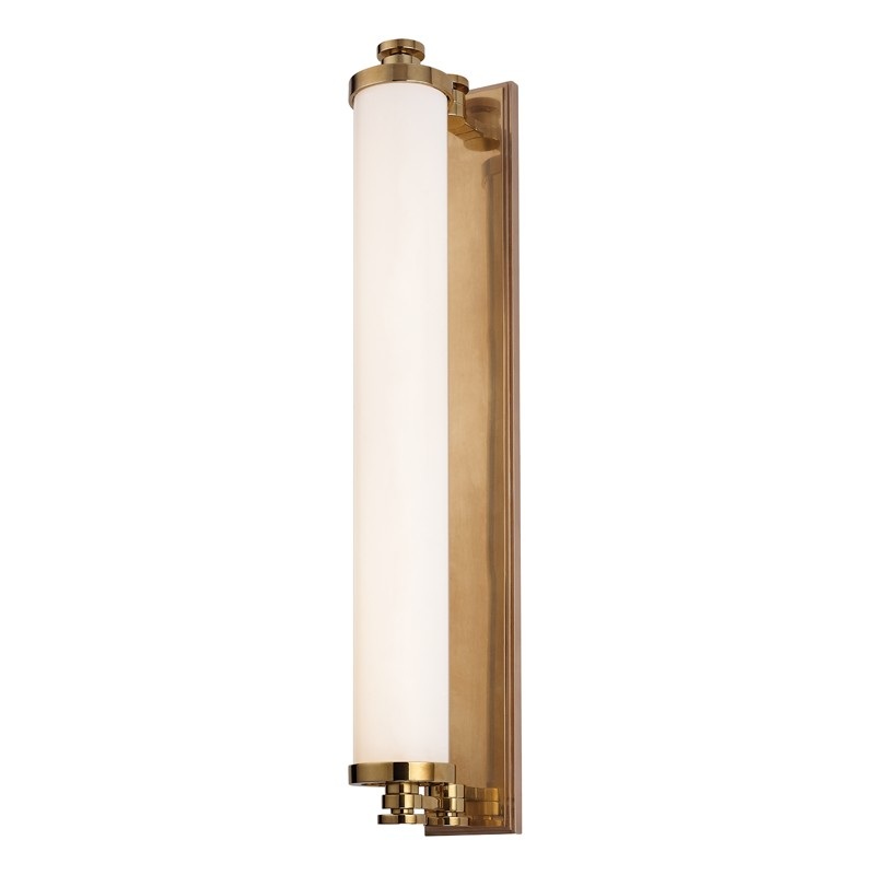 Hudson Valley 9714-AGB Sheridan LED Bath Bracket, Aged Brass