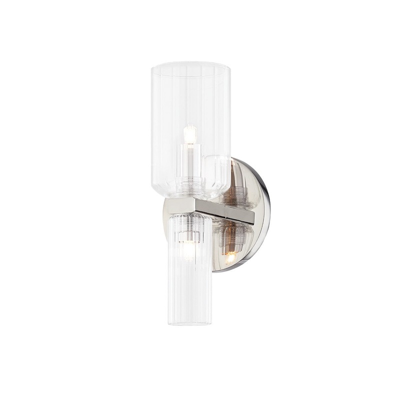 Mitzi H384301-PN Tabitha LED Bath Bracket, Polished Nickel