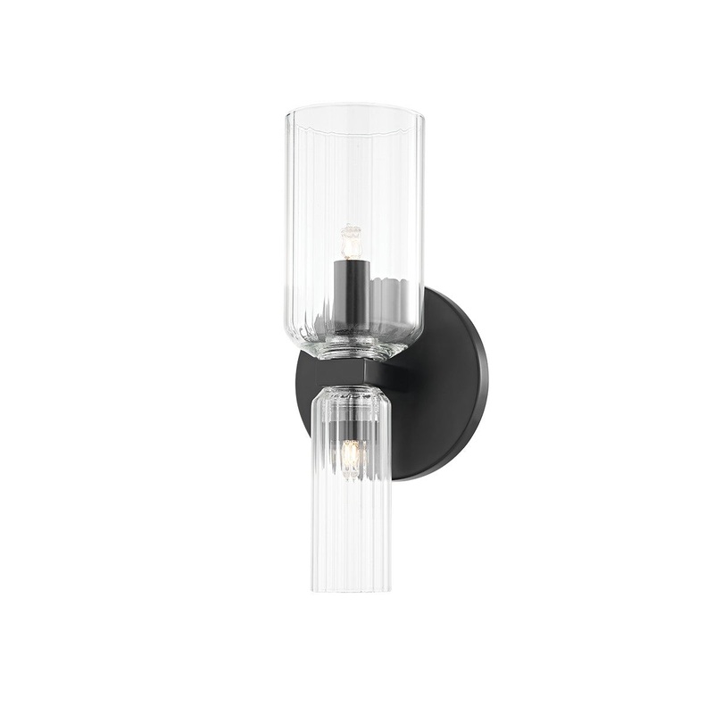 Mitzi H384301-SBK Tabitha LED Bath Bracket, Soft Black
