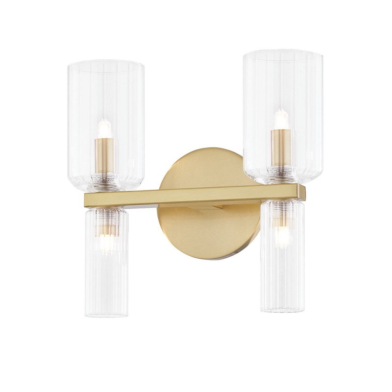 Mitzi H384302-AGB Tabitha LED Bath Bracket, Aged Brass