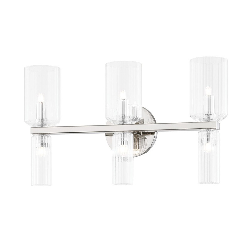 Mitzi H384303-PN Tabitha LED Bath Bracket, Polished Nickel