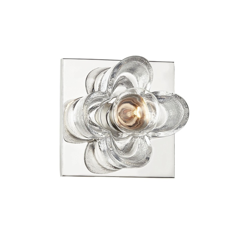 Mitzi H410301-PN Shea One Light Bath Bracket, Polished Nickel