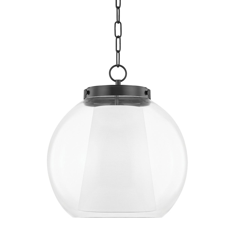 Mitzi H457701L-OB Sasha One Light Pendant, Old Bronze