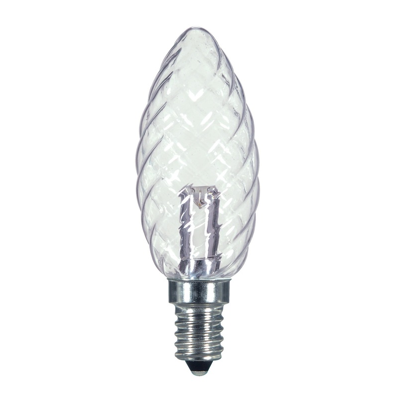 Satco S9155 Light Bulb, Crystal
