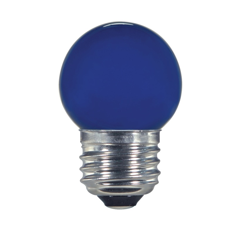 Satco S9162 Light Bulb, Ceramic Blue