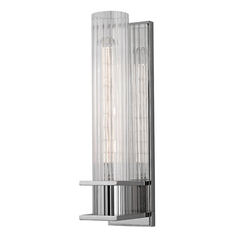 Hudson Valley 1001-PN Sperry One Light Wall Sconce, Polished Nickel