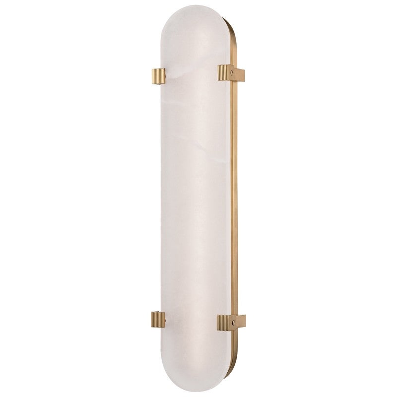 Hudson Valley 1125-AGB Skylar LED Wall Sconce, Aged Brass