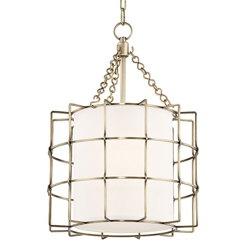 Hudson Valley 1516-AGB Sovereign LED Pendant, Aged Brass (Discontinued)