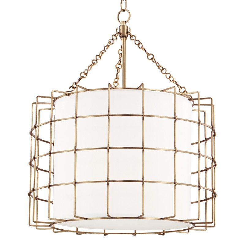 Hudson Valley 1524-AGB Sovereign LED Chandelier, Aged Brass (Discontinued)