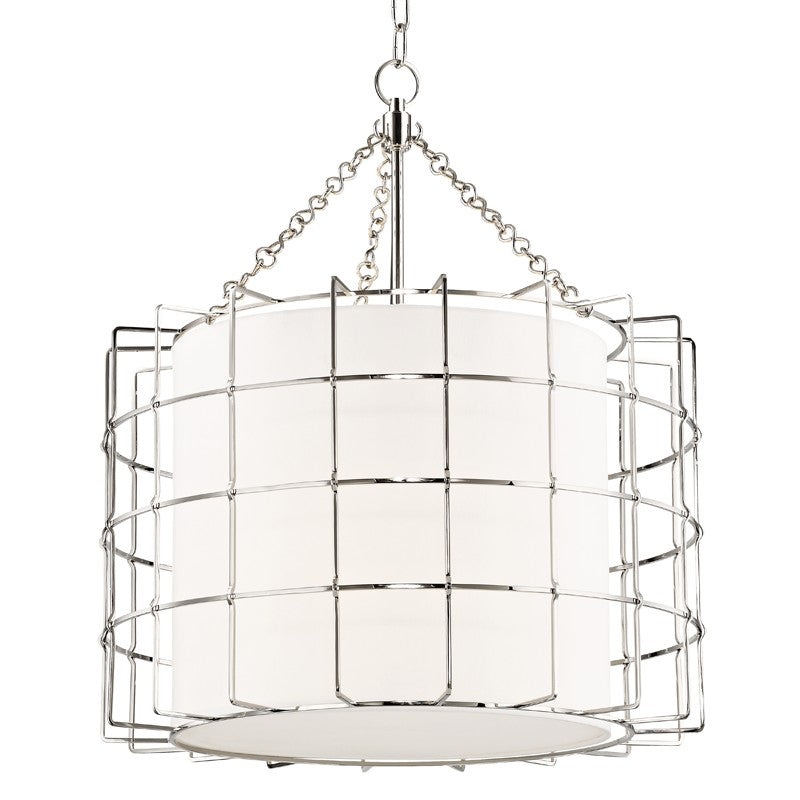 Hudson Valley 1524-PN Sovereign LED Chandelier, Polished Nickel (Discontinued)