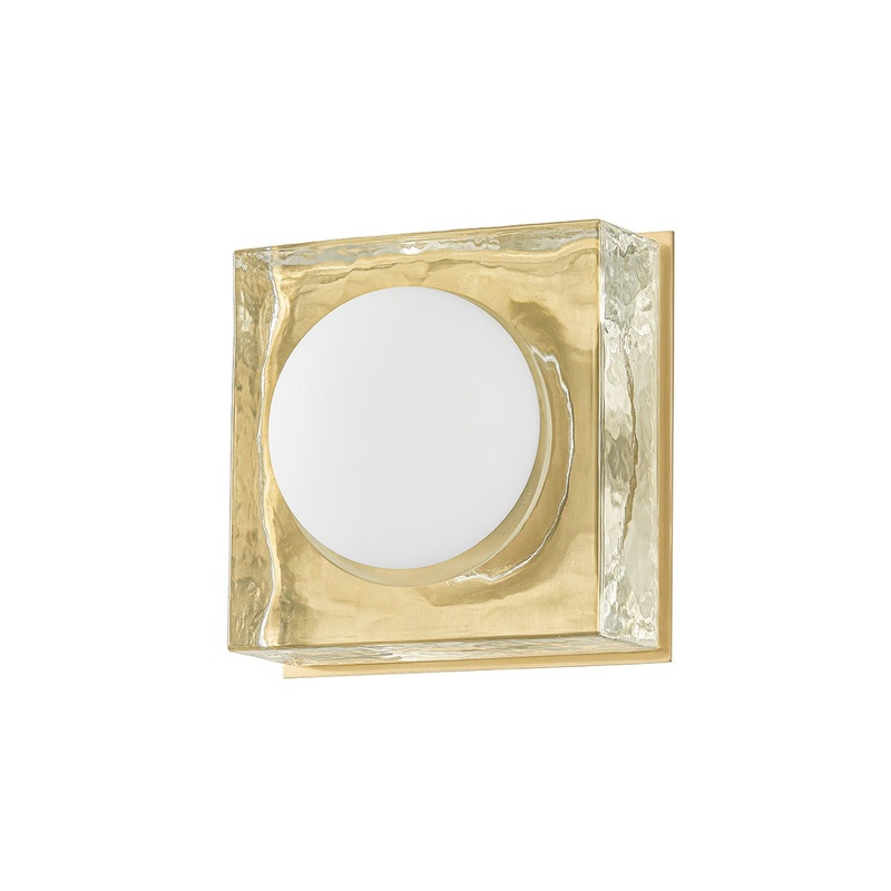 Hudson Valley 1601-AGB Mackay LED Wall Sconce, Aged Brass