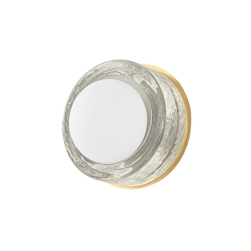 Hudson Valley 1602-AGB Mackay LED Wall Sconce, Aged Brass