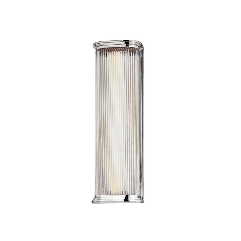 Hudson Valley 2217-PN Newburgh LED Wall Sconce, Polished Nickel